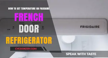 Mastering Your Fridge: A Guide to Setting Temperature on Frigidaire French Door Refrigerators