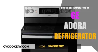 Mastering Your GE Adora Refrigerator: A Guide to Perfect Temperature Settings