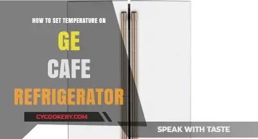 Mastering Your GE Cafe Refrigerator: A Guide to Perfect Temperature Settings