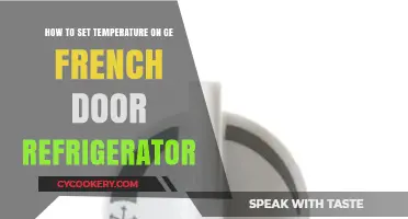 Mastering Your GE French Door Fridge: Easy Temperature Setting Guide