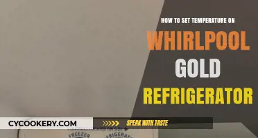 Mastering Your Whirlpool Gold Refrigerator: A Guide to Perfect Temperature Settings