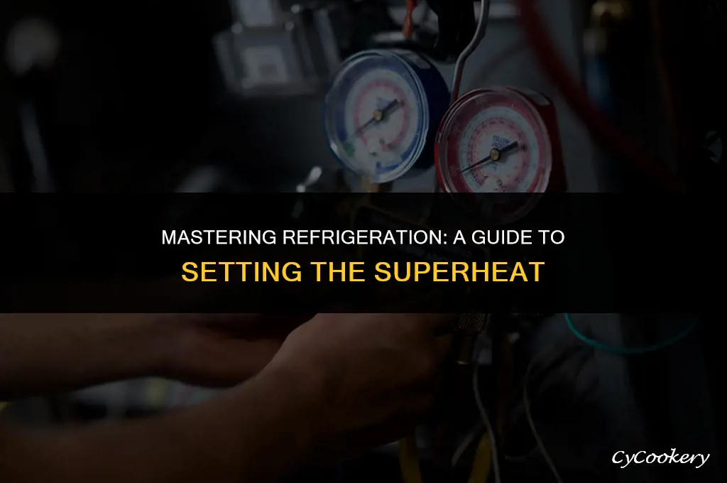 how to set the supereat on a refrigeration system