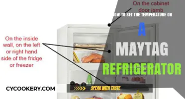 Mastering Your Maytag: A Simple Guide to Setting the Perfect Fridge Temperature