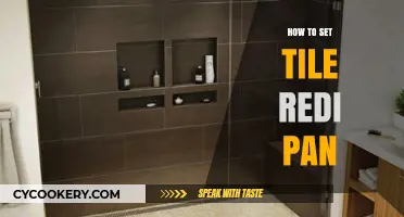 The Right Way to Set Tile Redi Pan
