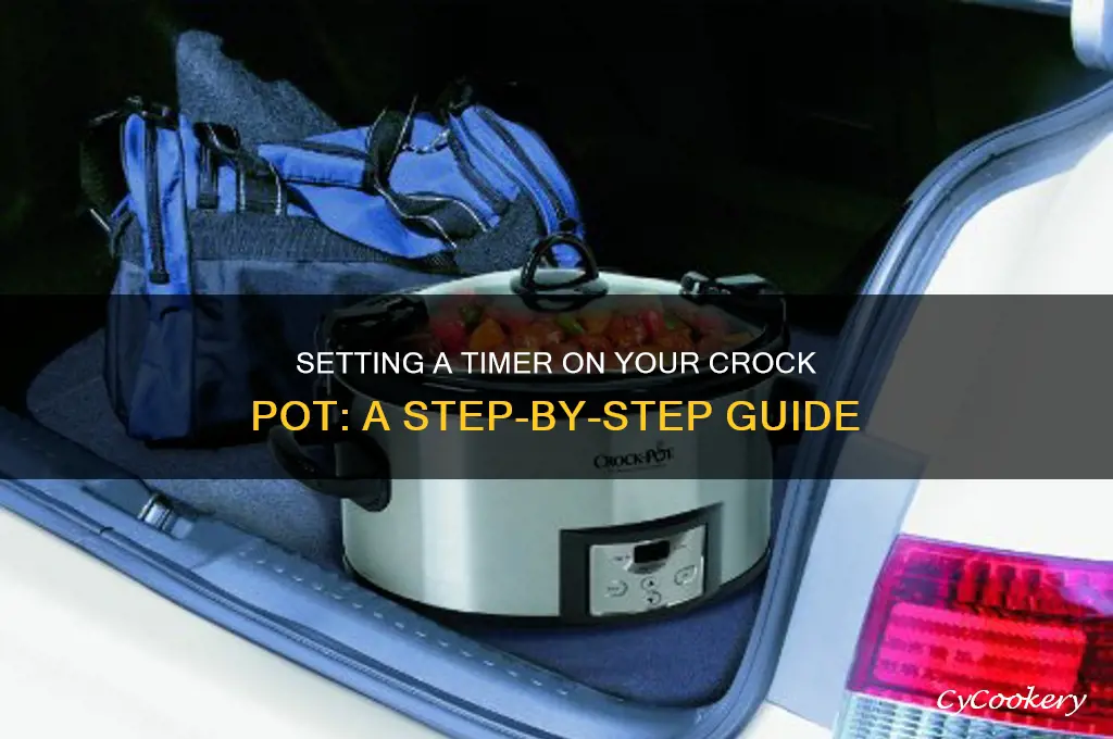 how to set timer on crock pot pressure cooker