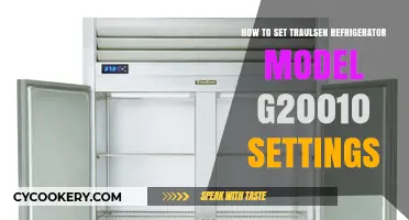 Mastering Your Traulsen G20010: A Guide to Optimal Refrigerator Settings