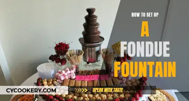 Setting Up a Fondue Fountain: A Step-by-Step Guide