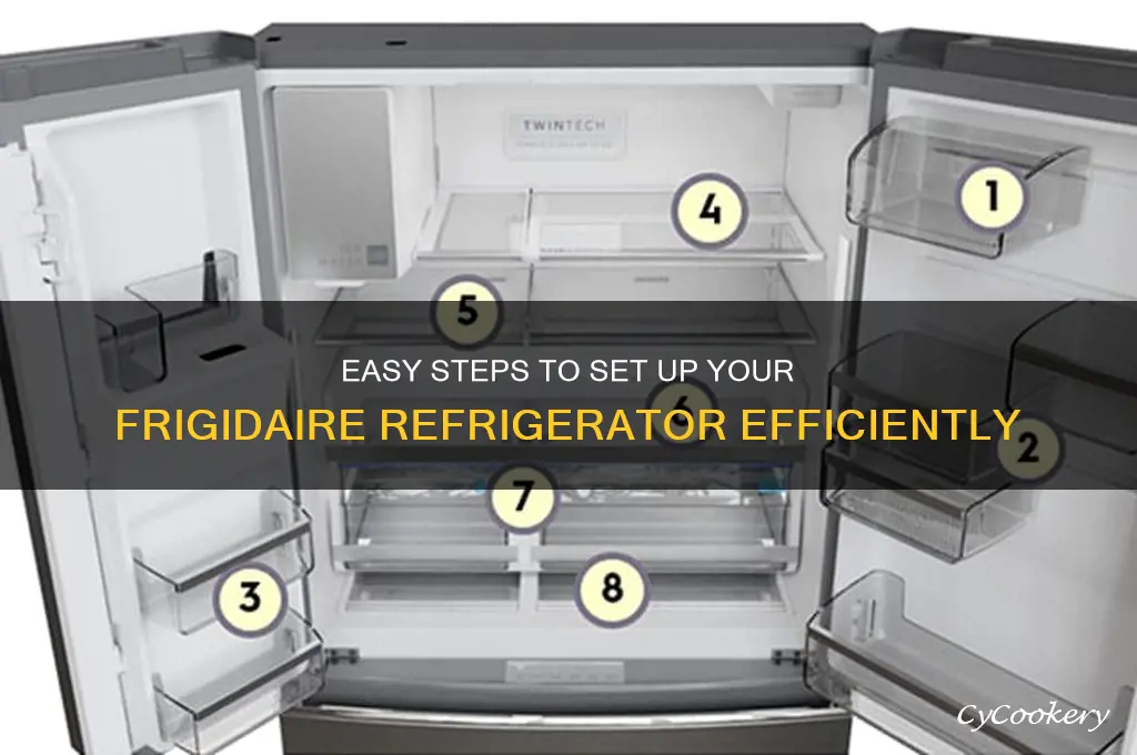 how to set up a frigidaire refrigerator