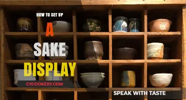 Mastering Sake Presentation: A Step-by-Step Guide to Setting Up a Display