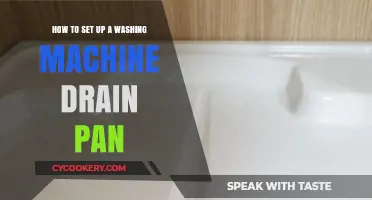 Setting Up a Washing Machine Drain Pan: Easy Steps
