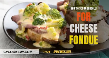 Broccoli, Cheese Fondue: Preparation and Presentation Tips