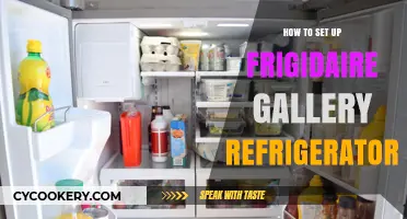 Easy Guide to Setting Up Your Frigidaire Gallery Refrigerator