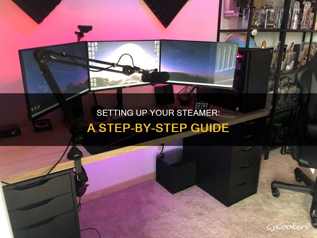 how to set up steamer