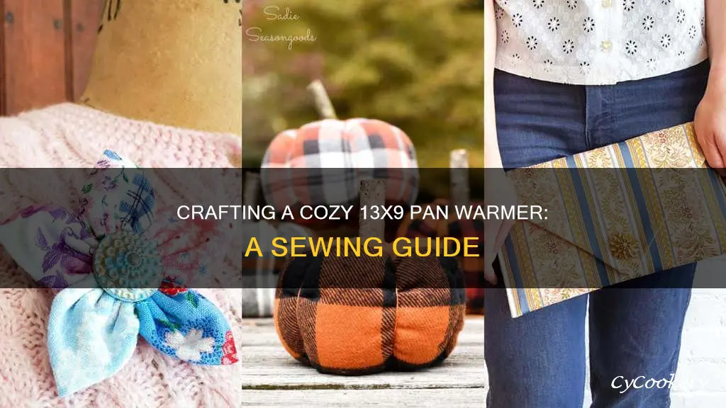 how to sew a 13x9 pan warmer