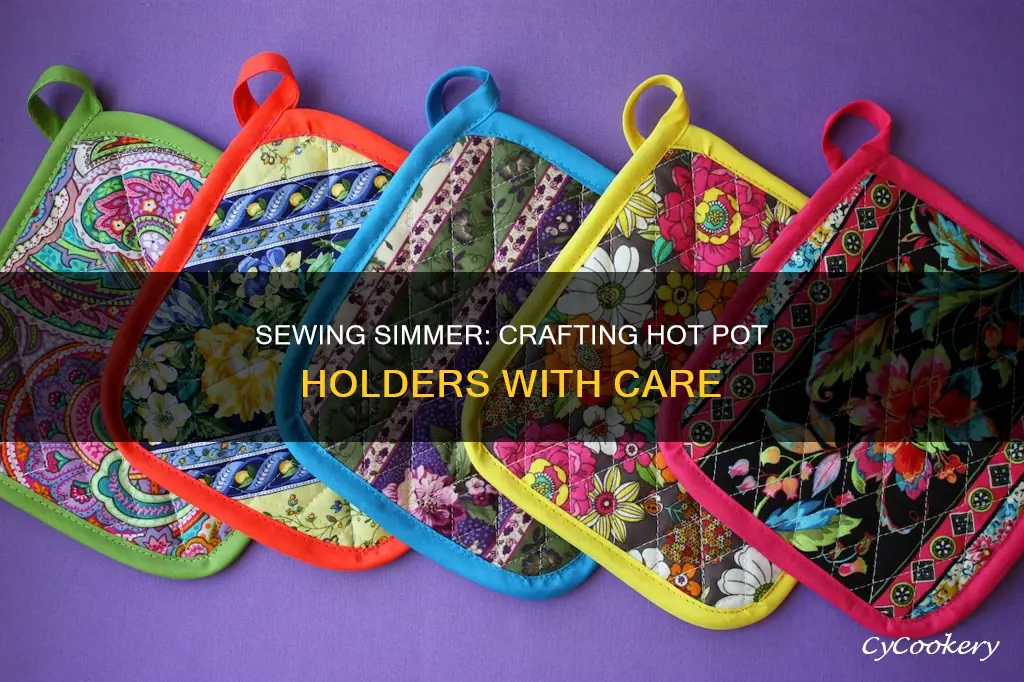 how to sew hot pot holders