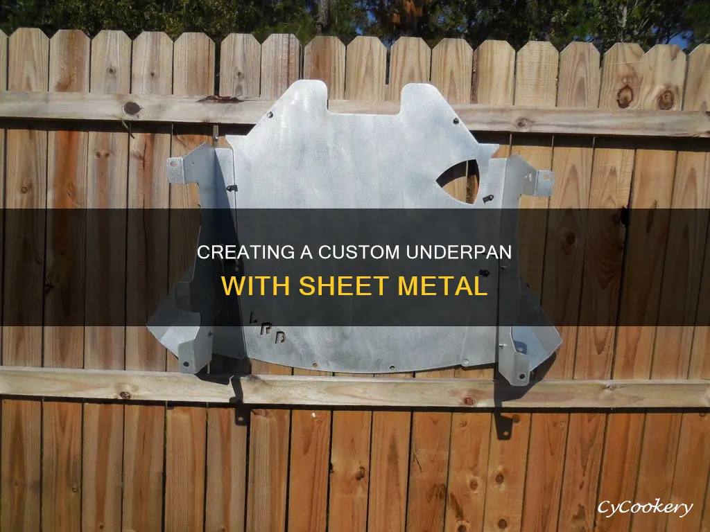 how to sheetmetal under pan