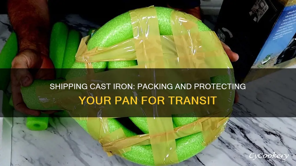 how to ship 9 cast iron pan