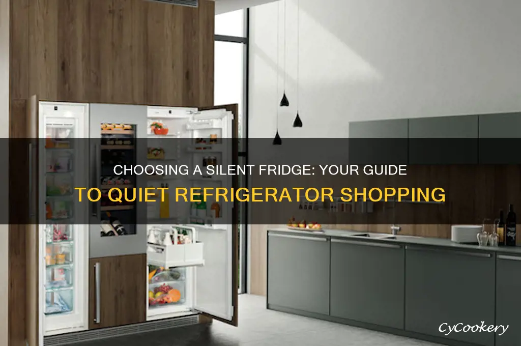how to shop for a quiet refrigerator