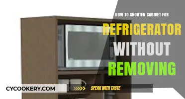Compact Your Kitchen: Shortening Cabinets for Refrigerator Fit