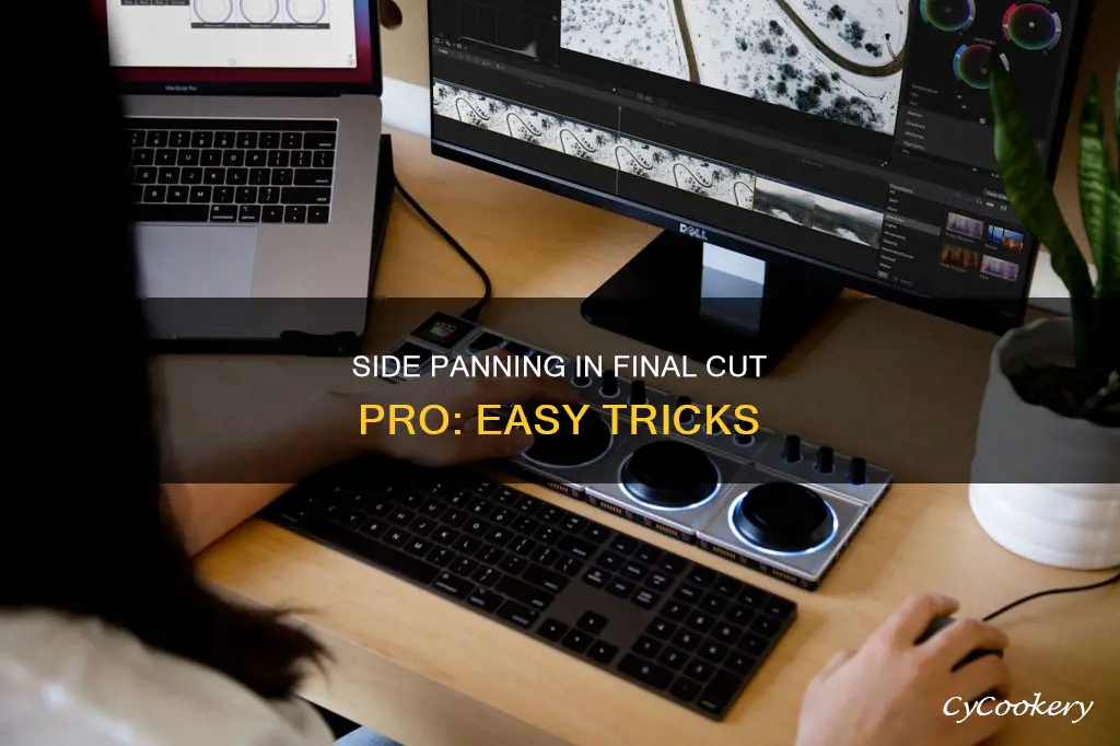 how to side pan in final cut pro