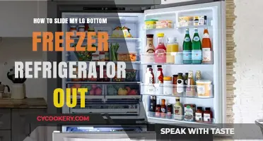 Effortlessly Slide Out Your LG Bottom Freezer Refrigerator: A Guide