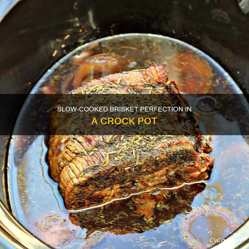 how to slow cook a brisket in a crock pot