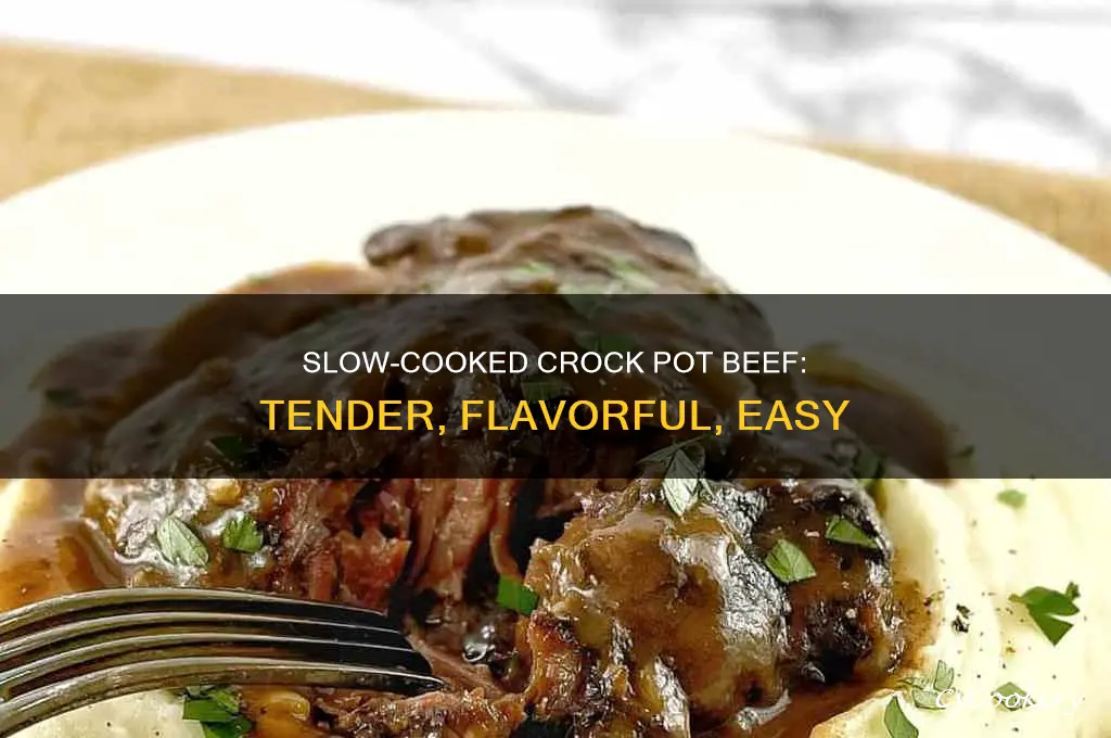 how to slow cook beef in crock pot