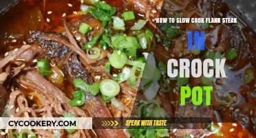 Slow-Cooked Flank Steak Perfection in a Crock Pot