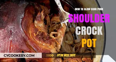 Slow-Cooked Bliss: Pork Shoulder in a Crock Pot