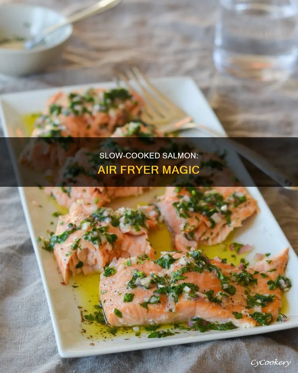how to slow cook salmon in air fryer