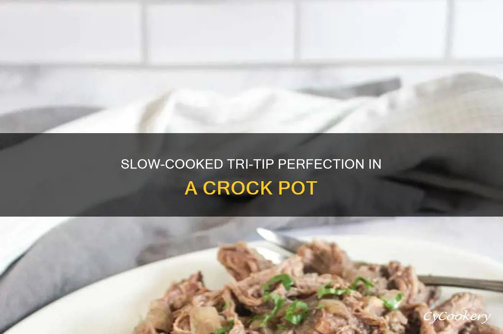 how to slow cook tri tip in crock pot