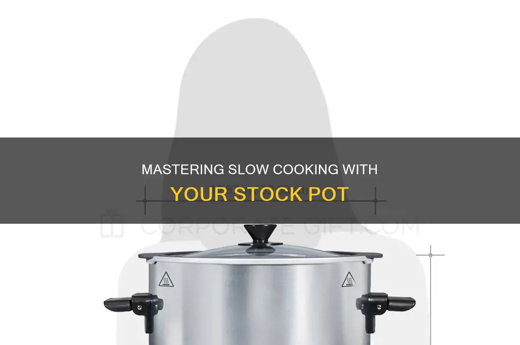 how to slow cook with a stock pot