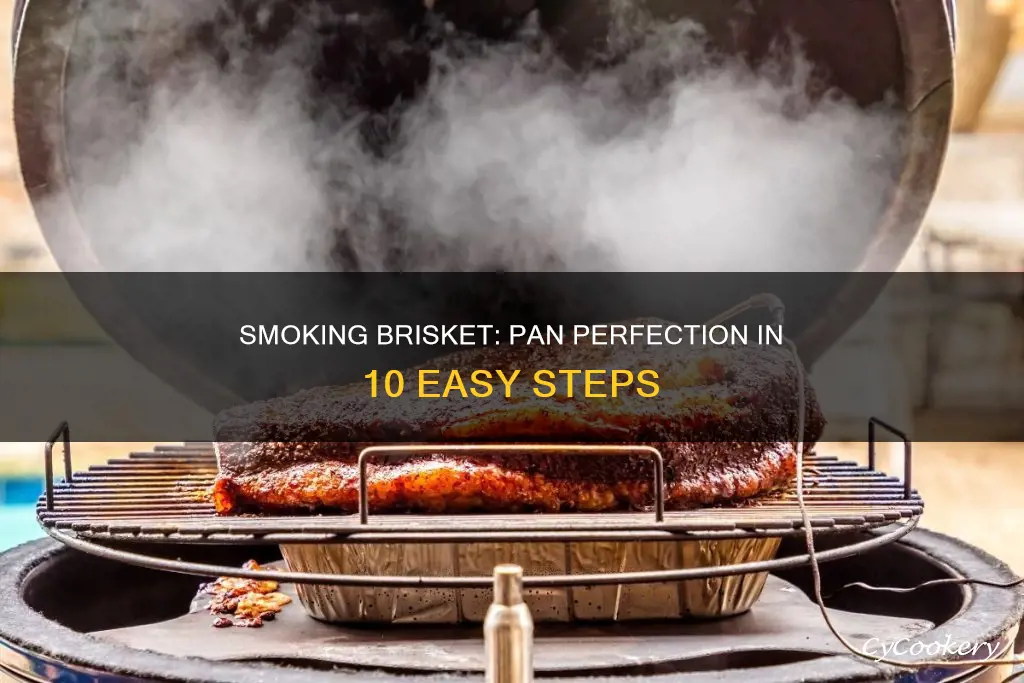 how to smoke the perfect brisket in a pan