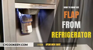 Quick Fix: Removing Your Refrigerator's Ice Flap in Simple Steps