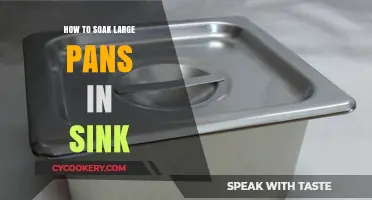 Soaking Large Pans: Maximizing Sink Space