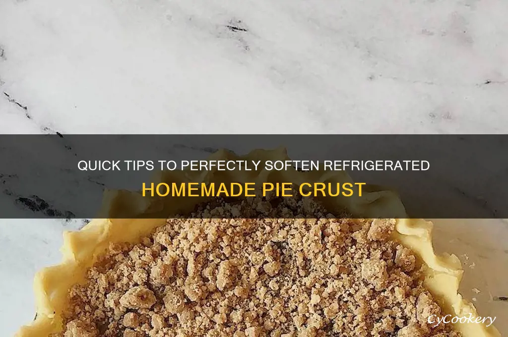 how to soften refrigerated homemade pie crust