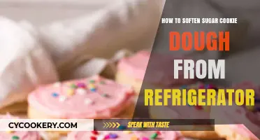 Reviving Refrigerated Sugar Cookie Dough: A Simple Softening Guide