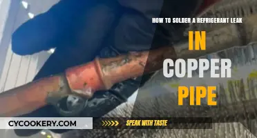 DIY Guide: Soldering Refrigerant Leaks in Copper Pipes
