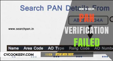 PAN Verification: Fix Common Errors to Verify