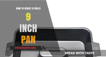 Spacious Baking: Perfectly Space Rolls in a 9-Inch Pan