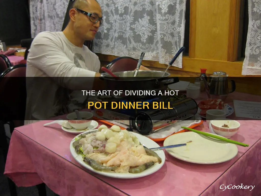 how to split a hot pot bill