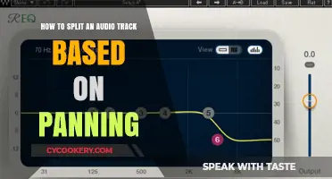 Panning Audio: Splitting Tracks, Creative Control