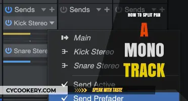 Panning Mono Tracks: Splitting for Stereo Sound