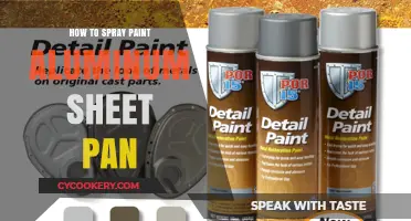 Spray Painting Aluminum Sheet Pans: A Step-by-Step Guide