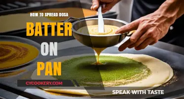 Spreading Dosa Batter: Tips for the Perfect Dosa