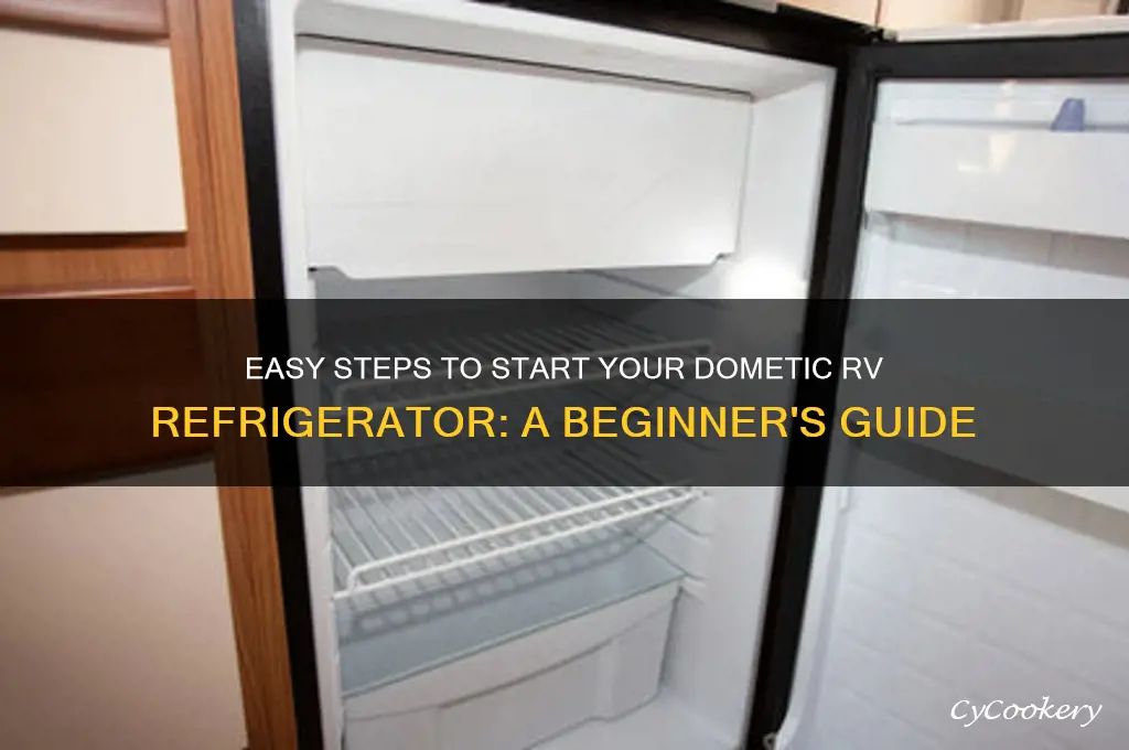 how to start a dometic rv refrigerator