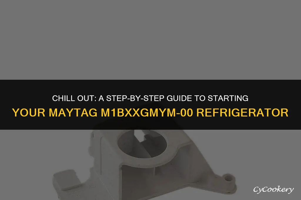 how to start cooling maytag refrigerator model m1bxxgmym 00