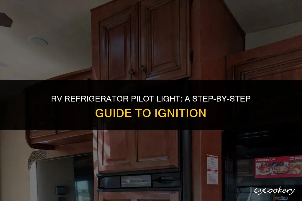 how to start piolet light on refrigerator in rv