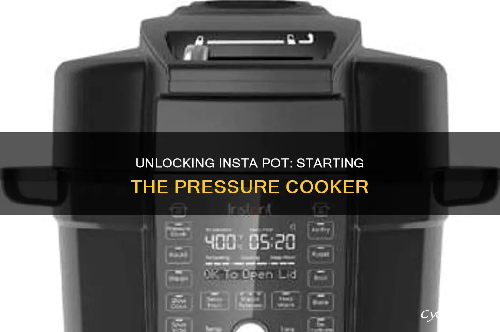 how to start the pressure cooker on the insta pot