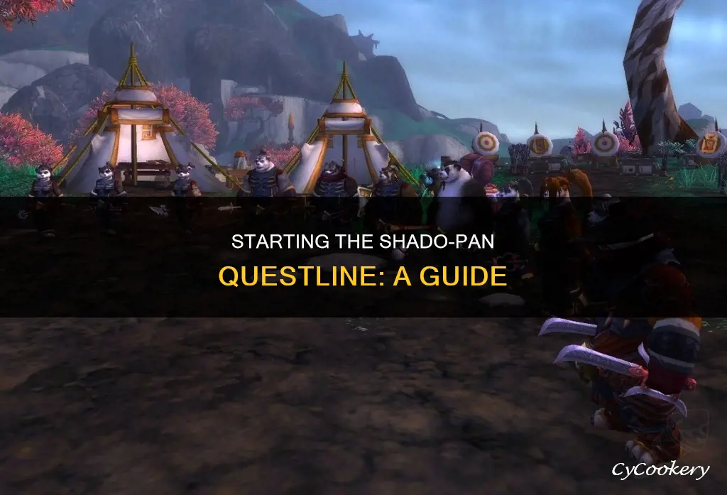 how to start the shado pan rep questline